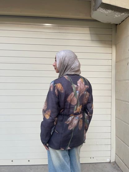 Floré blouse in black