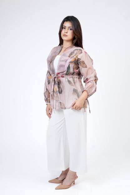 Flore Blouse in Almond