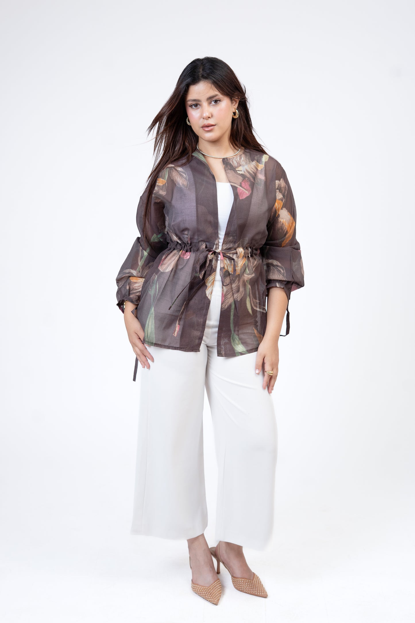 Flore blouse in Hazelnut