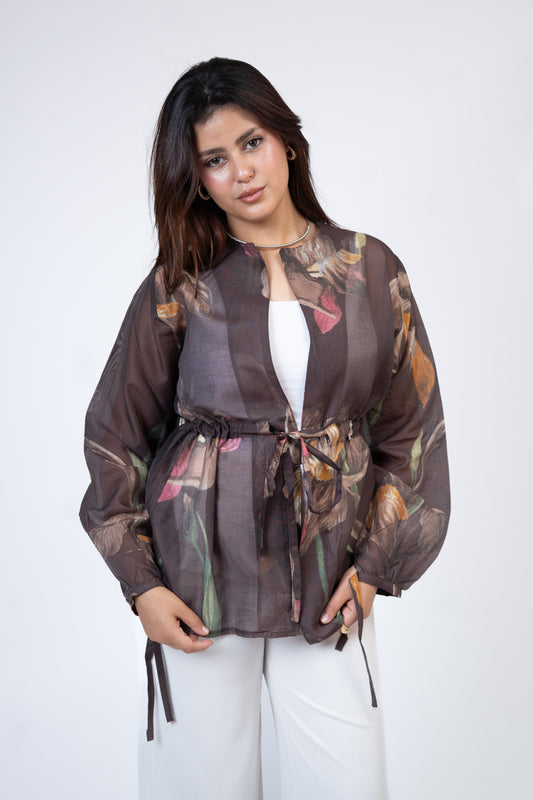 Flore blouse in Hazelnut