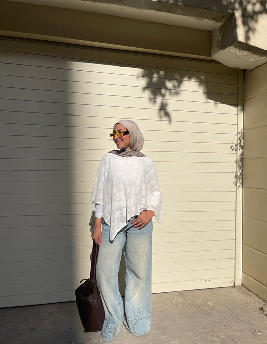 Mili top in white