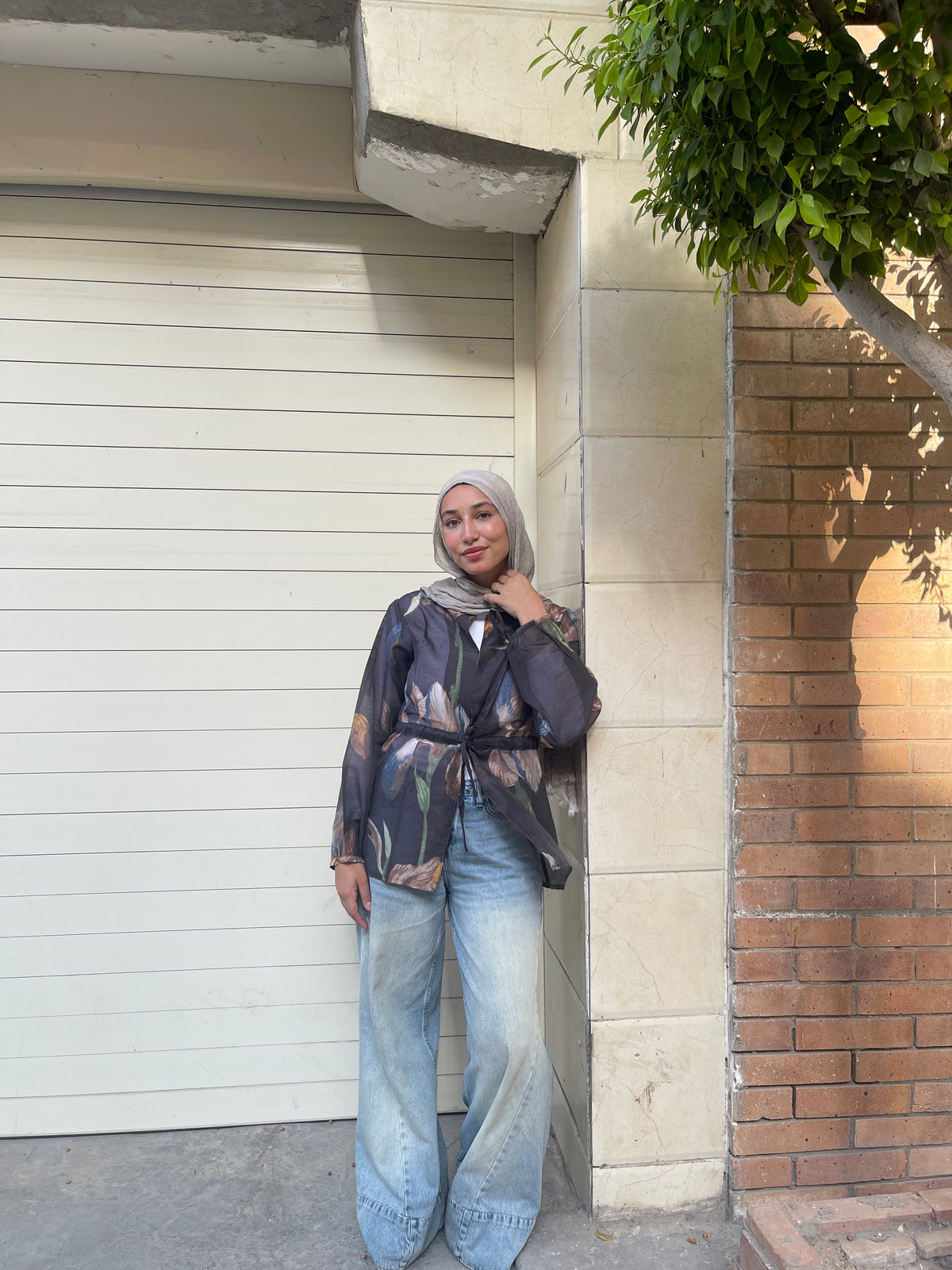 Floré blouse in black