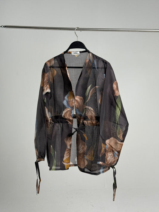 Floré blouse in black